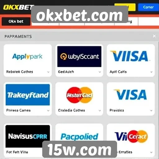 Opções de pagamento disponíveis no okxbet